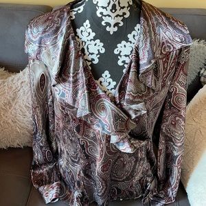 JONES NEW YORK Collection LongSleeve Blouse Size14